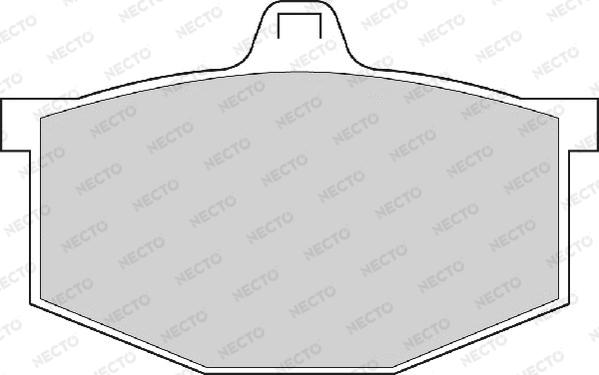 Necto FD225A - Гальмівні колодки, дискові гальма autozip.com.ua