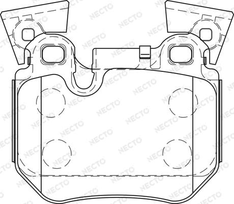 Necto FD7420A - Гальмівні колодки, дискові гальма autozip.com.ua