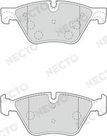 Necto FD7526A - Гальмівні колодки, дискові гальма autozip.com.ua