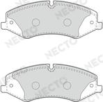 Necto FD7523A - Гальмівні колодки, дискові гальма autozip.com.ua
