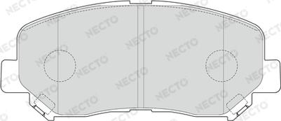Necto FD7640A - Гальмівні колодки, дискові гальма autozip.com.ua