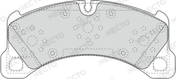 Necto FD7642A - Гальмівні колодки, дискові гальма autozip.com.ua