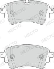 Necto FD7654A - Гальмівні колодки, дискові гальма autozip.com.ua
