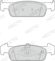 Necto FD7656A - Гальмівні колодки, дискові гальма autozip.com.ua