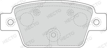 Necto FD7663A - Гальмівні колодки, дискові гальма autozip.com.ua