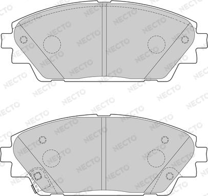 Necto FD7626A - Гальмівні колодки, дискові гальма autozip.com.ua