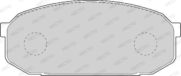 Necto FD7002A - Гальмівні колодки, дискові гальма autozip.com.ua
