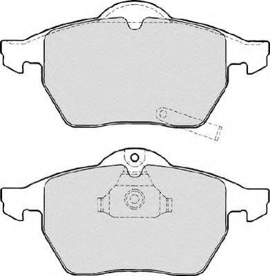 HELLA 8DB 355 009-011 - Гальмівні колодки, дискові гальма autozip.com.ua