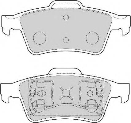 Necto FD7026N - Гальмівні колодки, дискові гальма autozip.com.ua