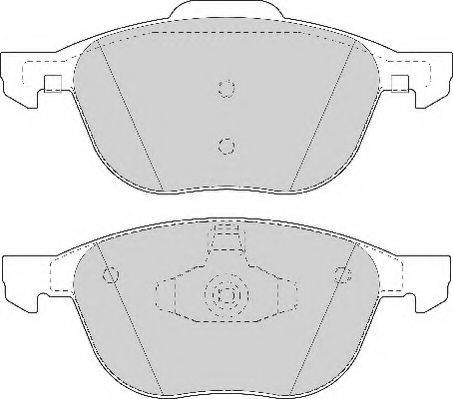 Necto FD7078N - Гальмівні колодки, дискові гальма autozip.com.ua