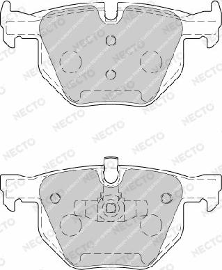 Necto FD7199A - Гальмівні колодки, дискові гальма autozip.com.ua