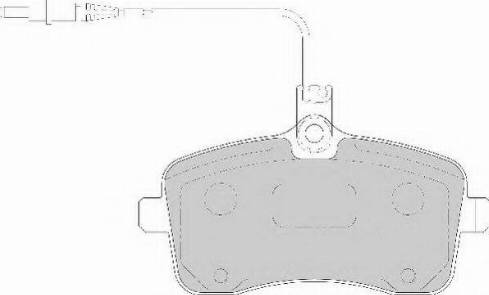 Necto FD7104N - Гальмівні колодки, дискові гальма autozip.com.ua