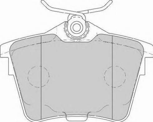 Necto FD7106N - Гальмівні колодки, дискові гальма autozip.com.ua