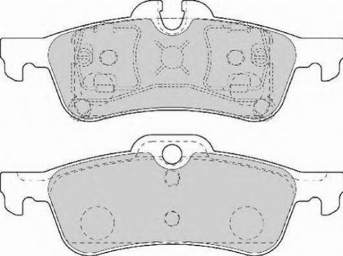 Necto FD7103N - Гальмівні колодки, дискові гальма autozip.com.ua