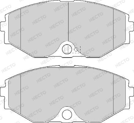 Necto FD7102A - Гальмівні колодки, дискові гальма autozip.com.ua
