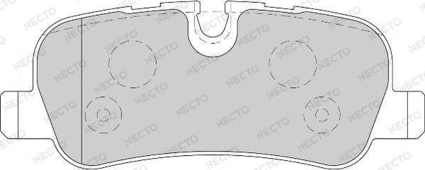 Necto FD7119A - Гальмівні колодки, дискові гальма autozip.com.ua