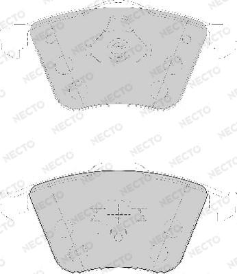 Necto FD7137A - Гальмівні колодки, дискові гальма autozip.com.ua