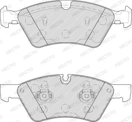 Necto FD7208A - Гальмівні колодки, дискові гальма autozip.com.ua