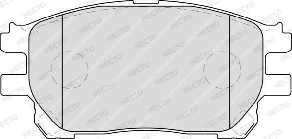 Necto FD7230A - Гальмівні колодки, дискові гальма autozip.com.ua