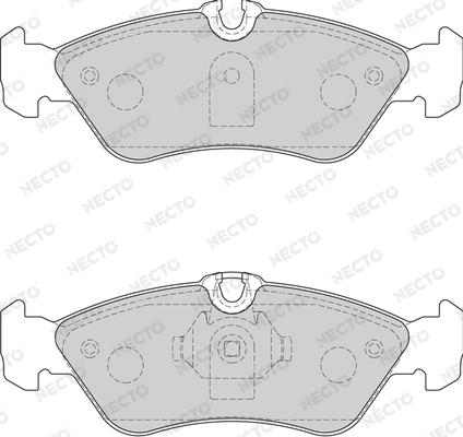 Necto FD7233V - Гальмівні колодки, дискові гальма autozip.com.ua