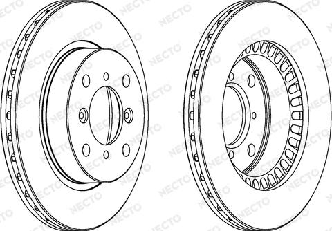 Necto WN967 - Гальмівний диск autozip.com.ua