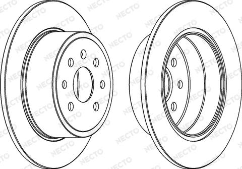 Necto WN908 - Гальмівний диск autozip.com.ua