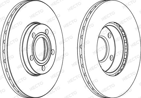 Necto WN934 - Гальмівний диск autozip.com.ua