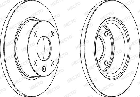 Necto WN938 - Гальмівний диск autozip.com.ua