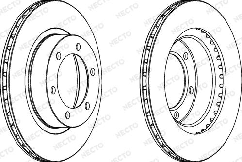 Necto WN928 - Гальмівний диск autozip.com.ua