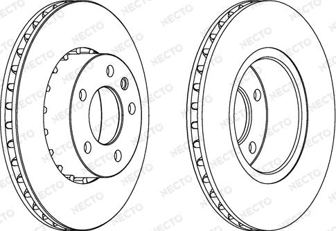 Necto WN493 - Гальмівний диск autozip.com.ua
