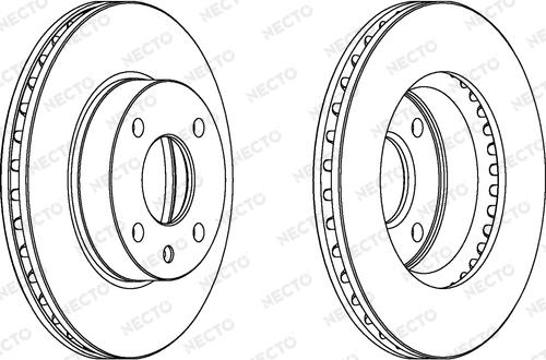 Necto WN469 - Гальмівний диск autozip.com.ua