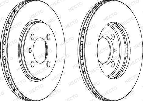 Necto WN433 - Гальмівний диск autozip.com.ua