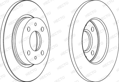 Necto WN475 - Гальмівний диск autozip.com.ua