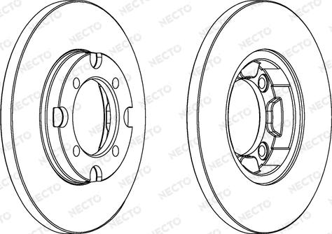 Necto WN591 - Гальмівний диск autozip.com.ua