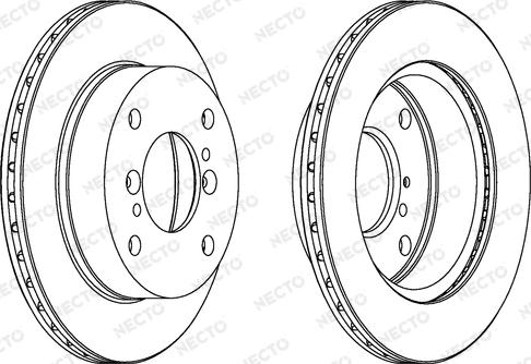 Necto WN541 - Гальмівний диск autozip.com.ua