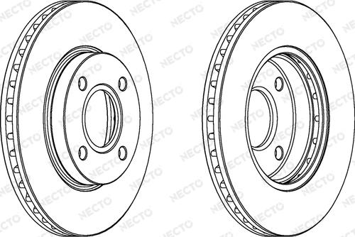 Necto WN547 - Гальмівний диск autozip.com.ua
