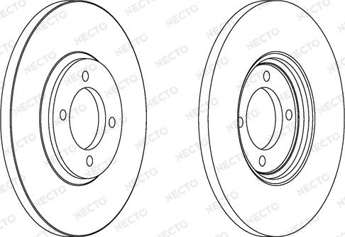 Necto WN557 - Гальмівний диск autozip.com.ua