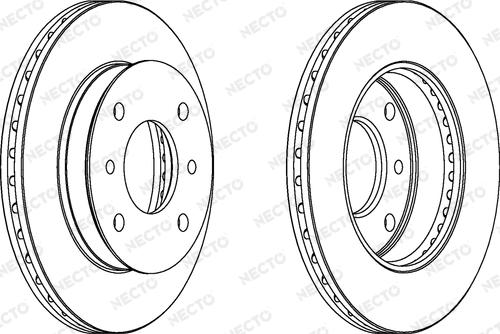 Necto WN515 - Гальмівний диск autozip.com.ua