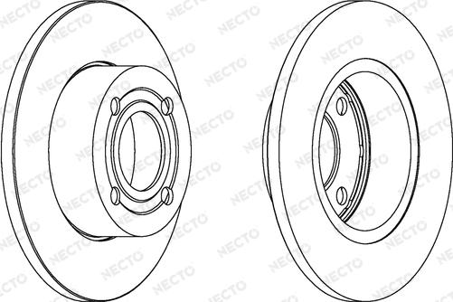 Necto WN532 - Гальмівний диск autozip.com.ua