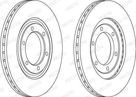 Necto WN696 - Гальмівний диск autozip.com.ua