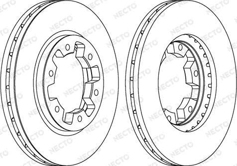 Necto WN669 - Гальмівний диск autozip.com.ua