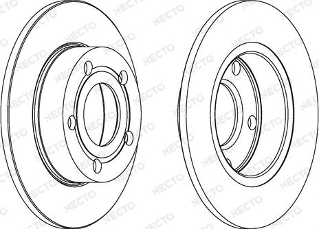 Necto WN626 - Гальмівний диск autozip.com.ua