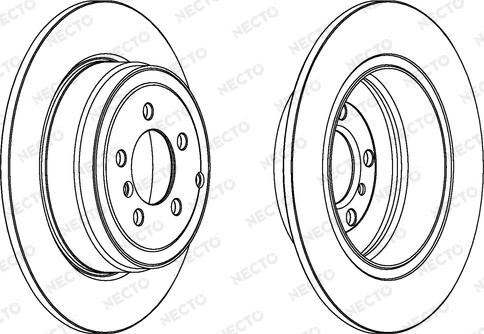 Necto WN1444 - Гальмівний диск autozip.com.ua