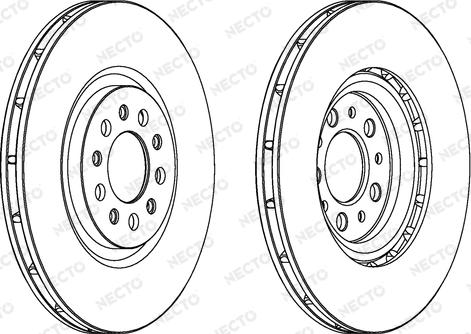 Necto WN1403 - Гальмівний диск autozip.com.ua