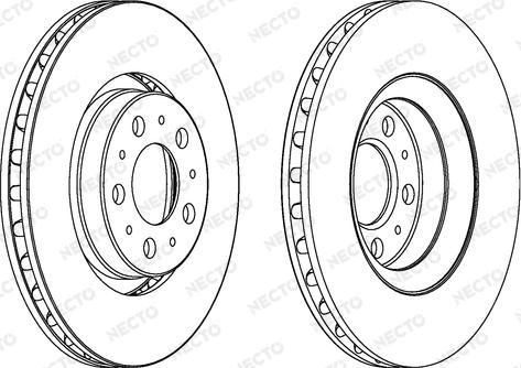 Necto WN1090 - Гальмівний диск autozip.com.ua