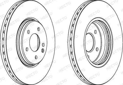 Necto WN1084 - Гальмівний диск autozip.com.ua