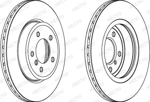 Necto WN1196 - Гальмівний диск autozip.com.ua