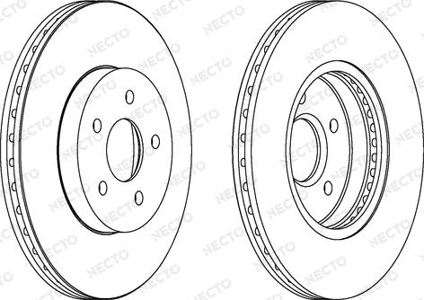 Necto WN1144 - Гальмівний диск autozip.com.ua