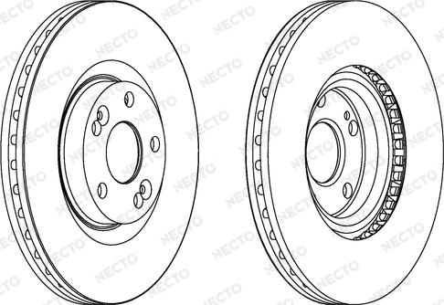 Necto WN1158 - Гальмівний диск autozip.com.ua