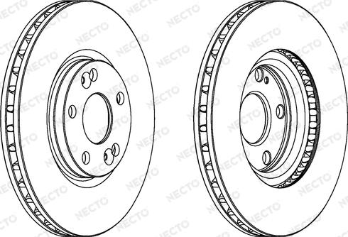 Necto WN1161 - Гальмівний диск autozip.com.ua